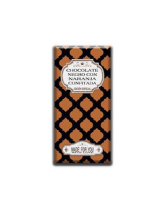 Chocolate Negro Naranja 100g