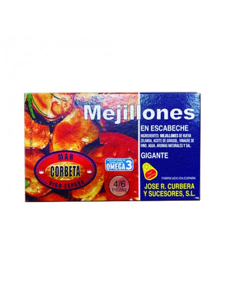 Mejillones en escabeche 125ml