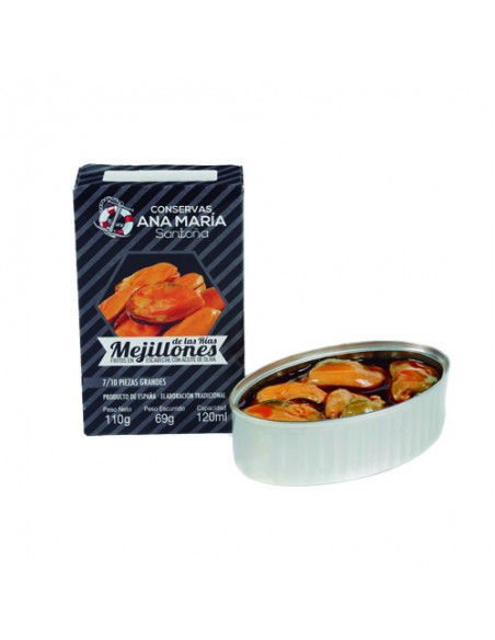 Mejillones en escabeche Rías 120ml